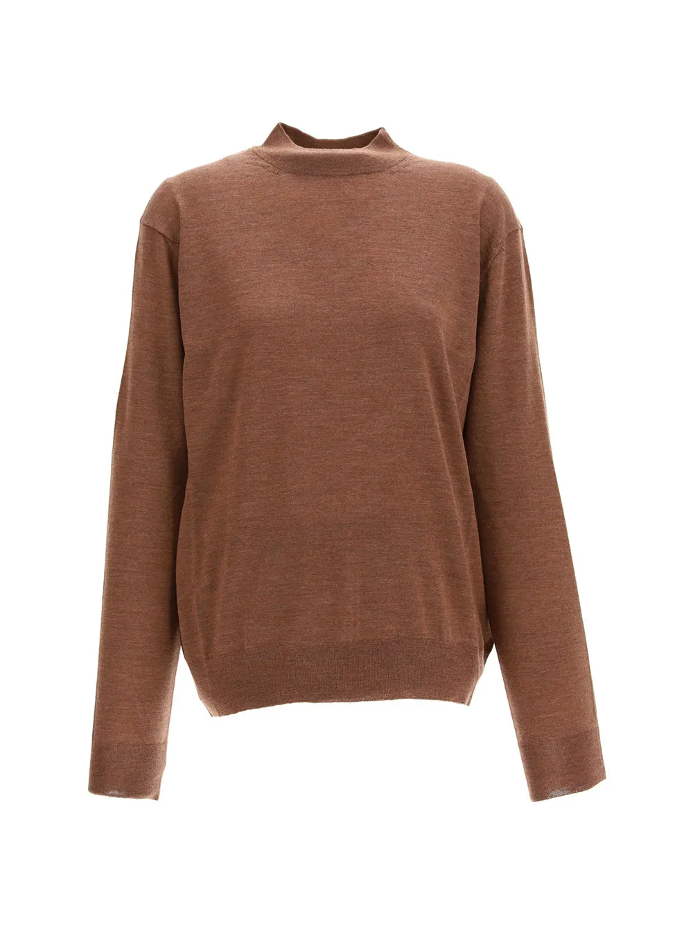 The Row Mockneck Long-Sleeved Top