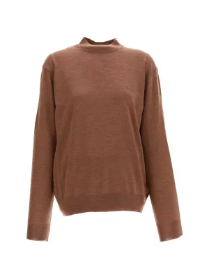 The Row Mockneck Long-Sleeved Top