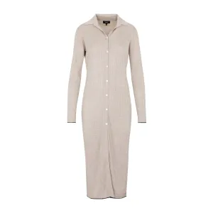 Theory Rib-Knit Midi Shirt Dress
