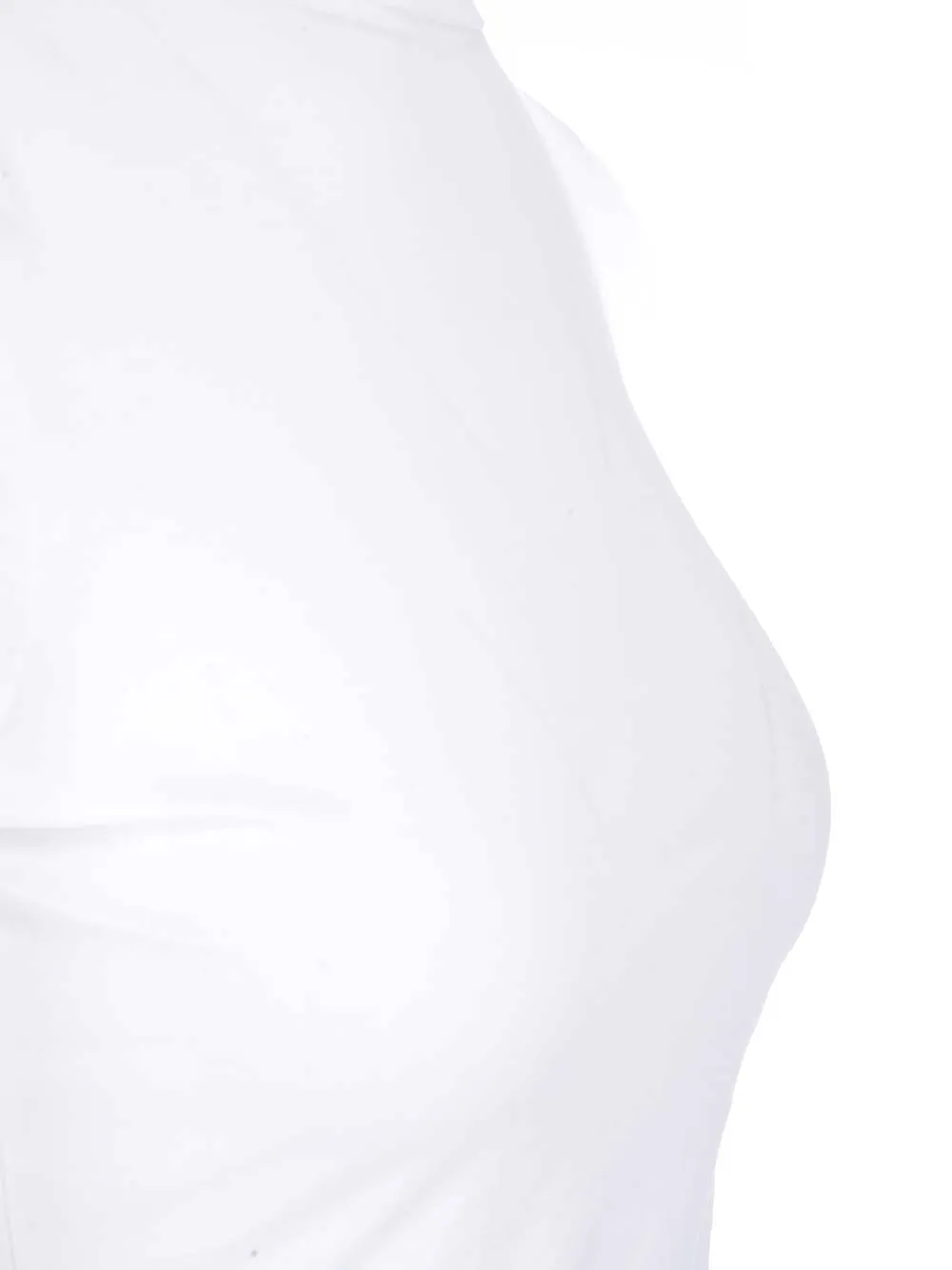 Theory Ruched Mock Neck T-Shirt