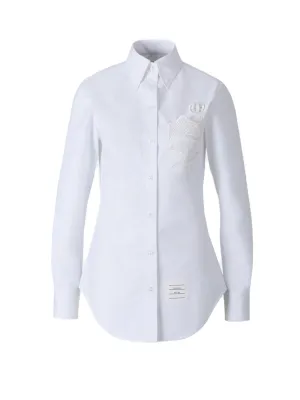 Thom Browne Embroidered Oxford Shirt