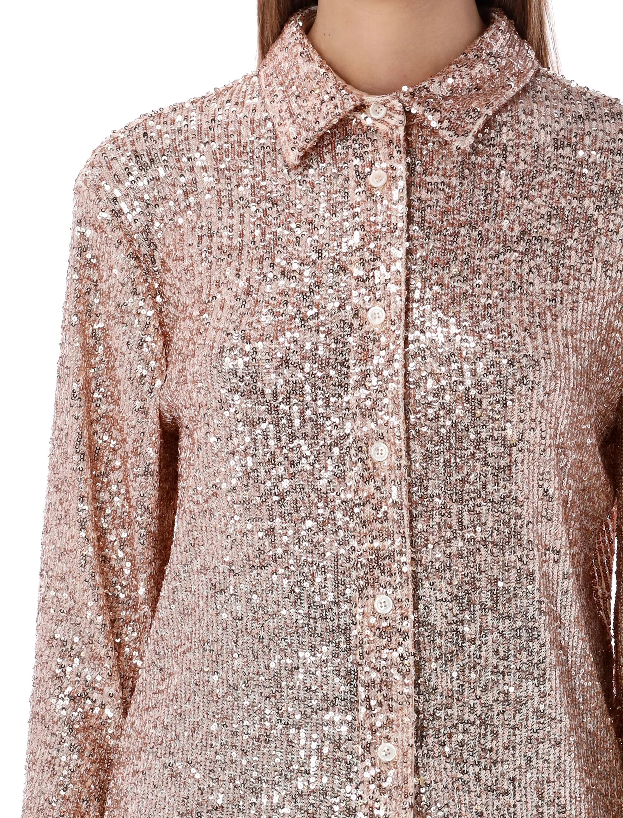 Tom Ford Sequin Embellished Long-Sleeved Shirt