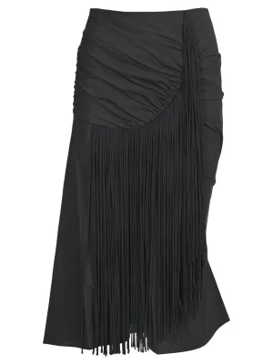 Tory Burch Draped Asymmetric Skirt