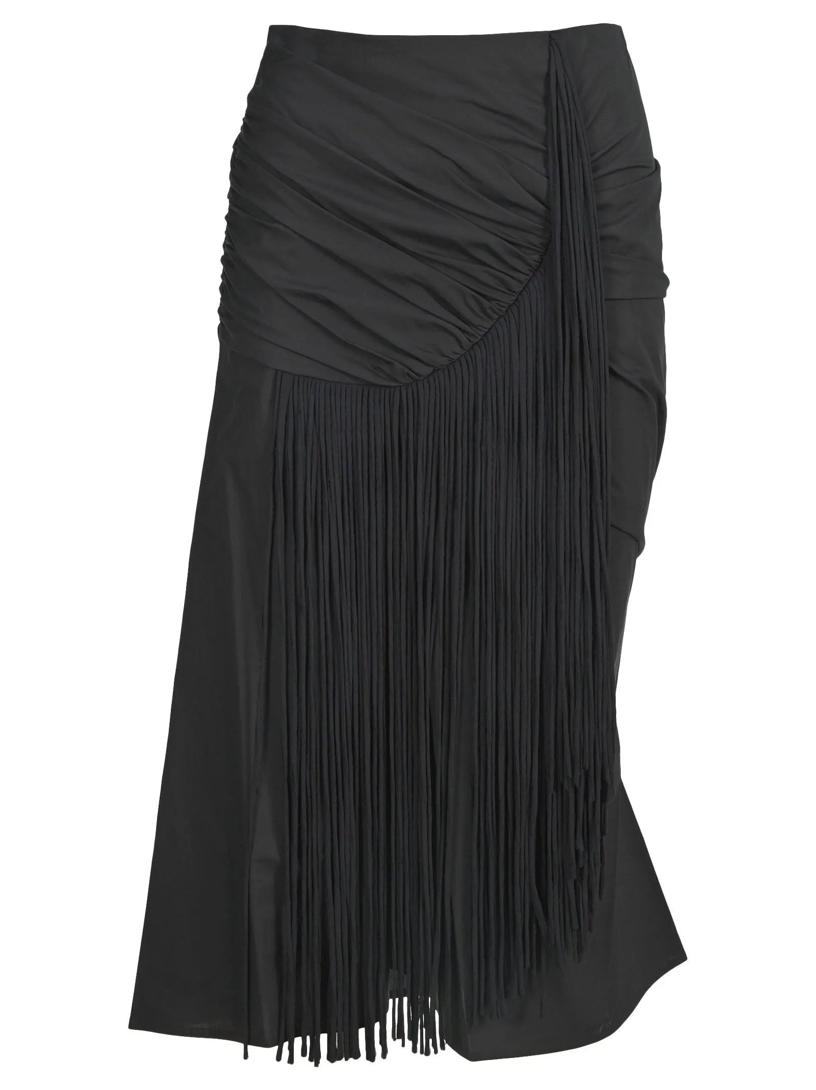 Tory Burch Draped Asymmetric Skirt