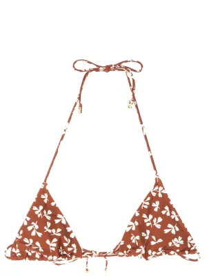 Tory Burch Printed String Bikini Top