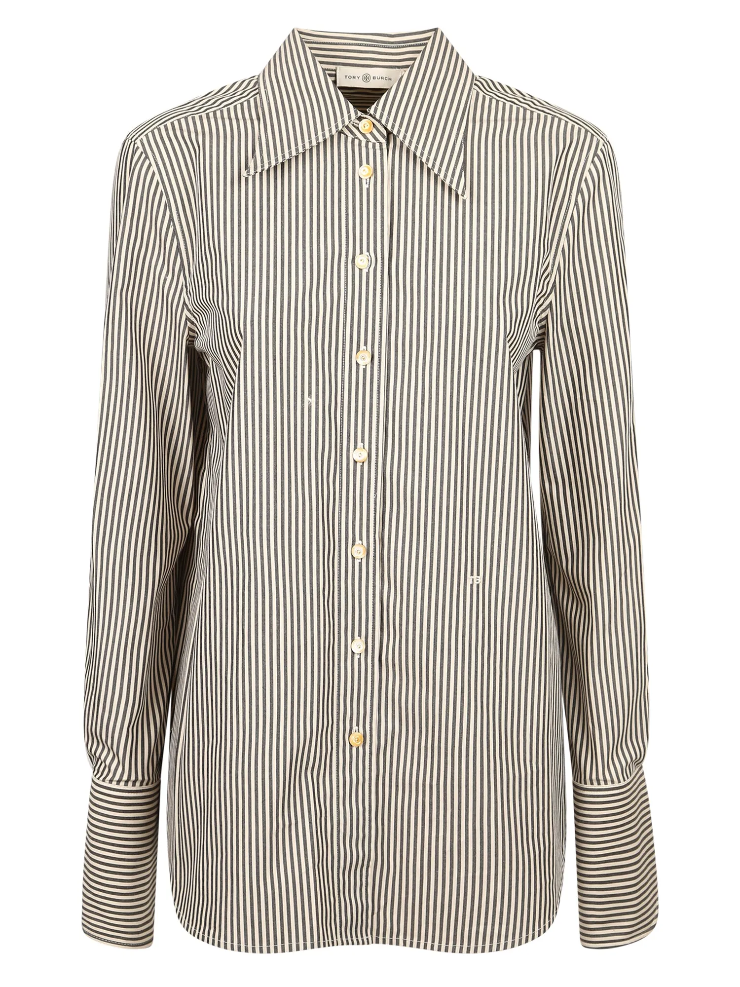 Tory Burch Striped Button-Down Shirt