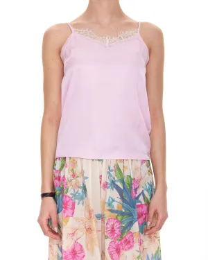 TWINSET Lace Detailed Tank Top