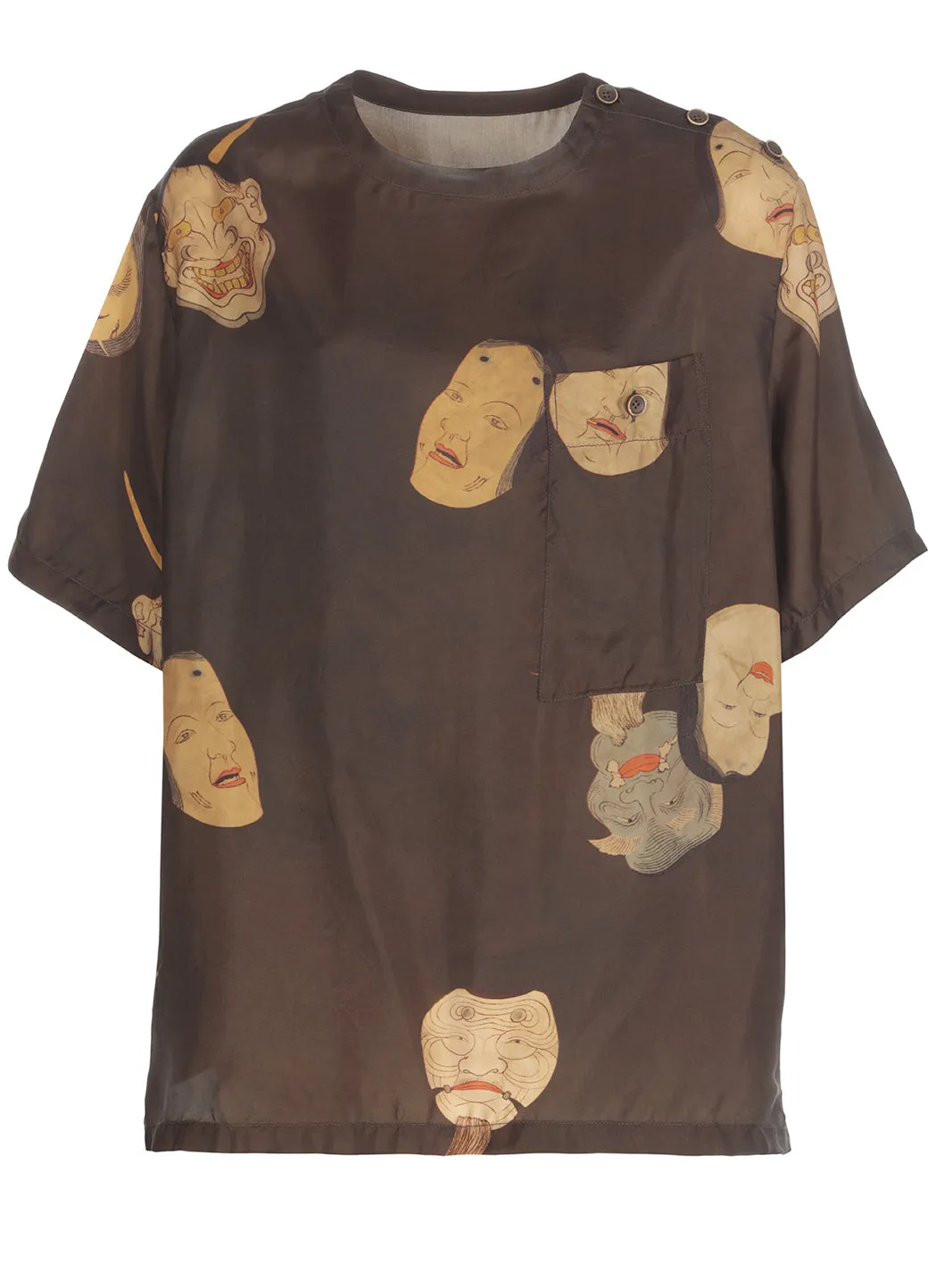 Uma Wang Graphic Printed Crewneck T-Shirt