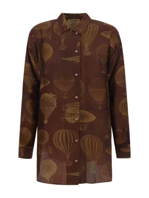 Uma Wang Tyesha Balloon-Printed Shirt