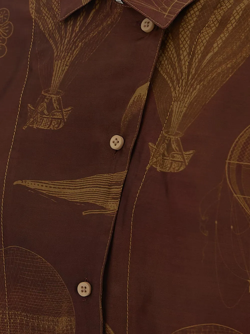 Uma Wang Tyesha Balloon-Printed Shirt