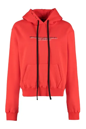 Unravel Project Logo Print Drawstring Hoodie