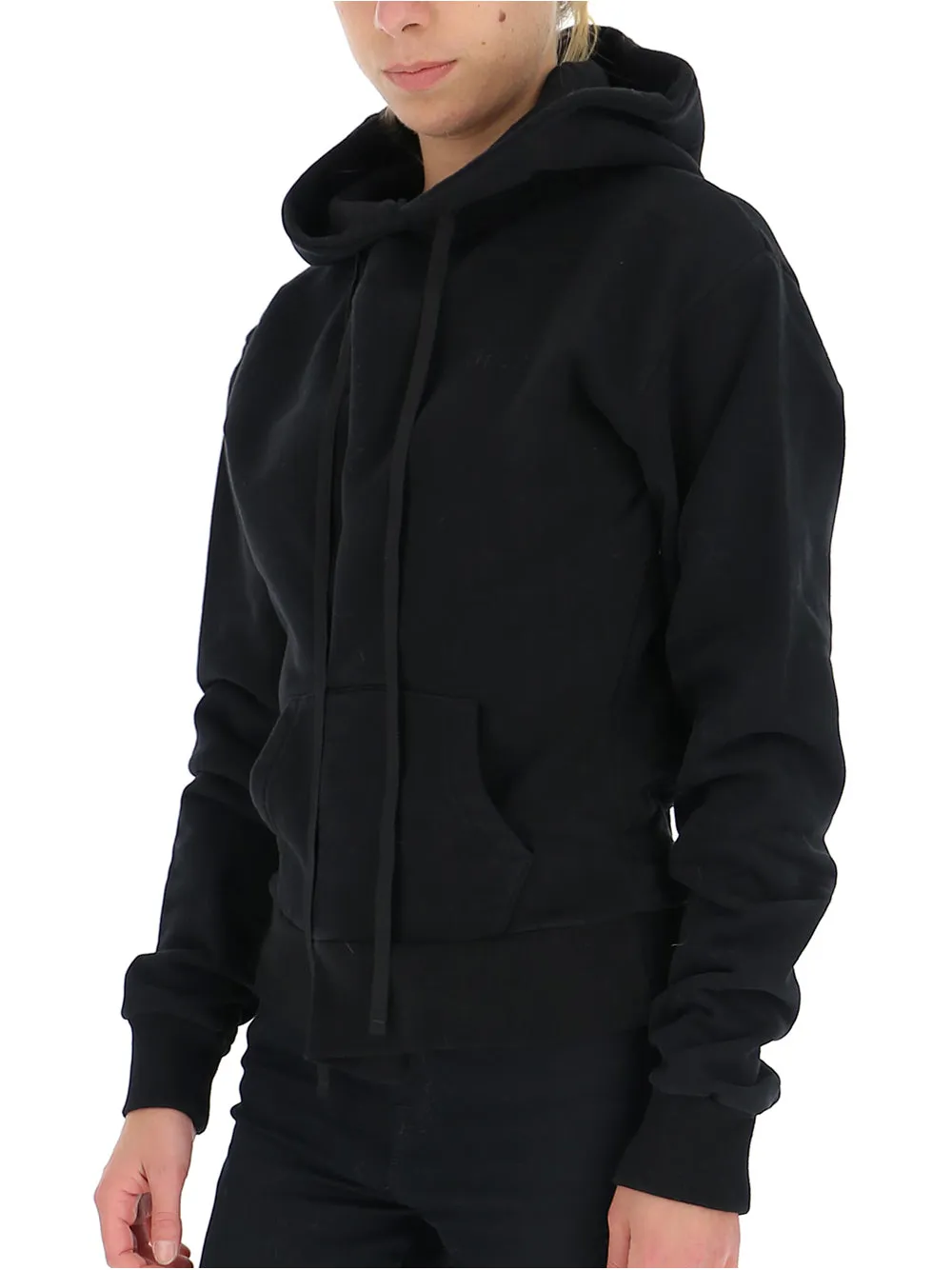Unravel Project Ribbed Hem Hoodie