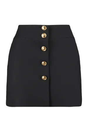 Valentino Buttoned Mini Skirt