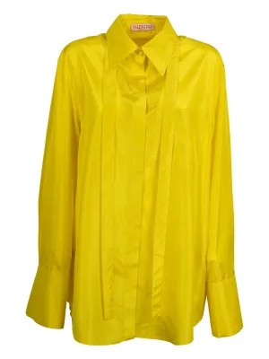 Valentino Buttoned Satin Shirt