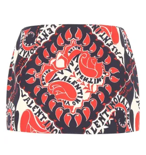 Valentino Floral Printed Mini Skirt