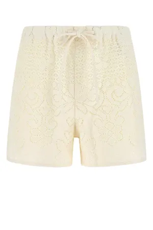 Valentino High Waist Drawstring Shorts