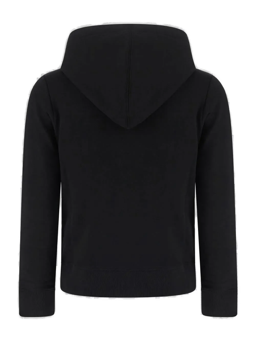 Valentino Logo Embossed Drawstring Hoodie