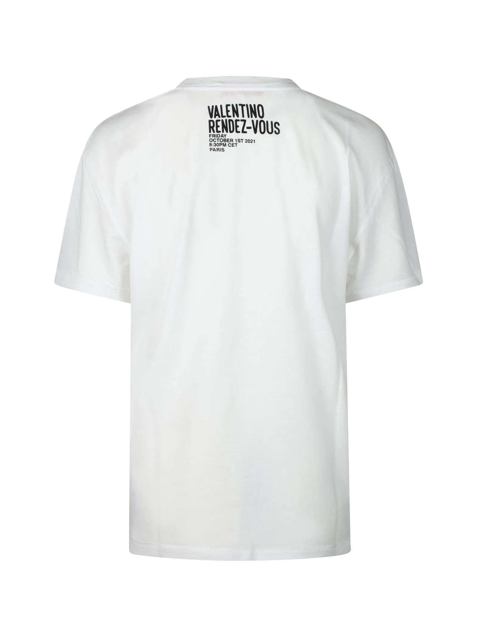 Valentino Logo Printed Crewneck T-Shirt