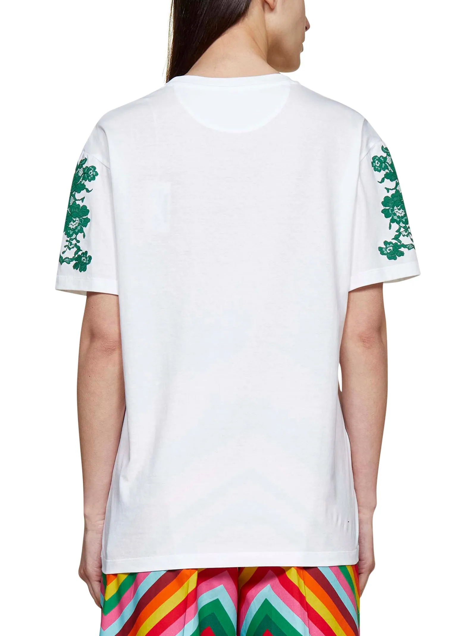 Valentino Logo Printed Crewneck T-Shirt
