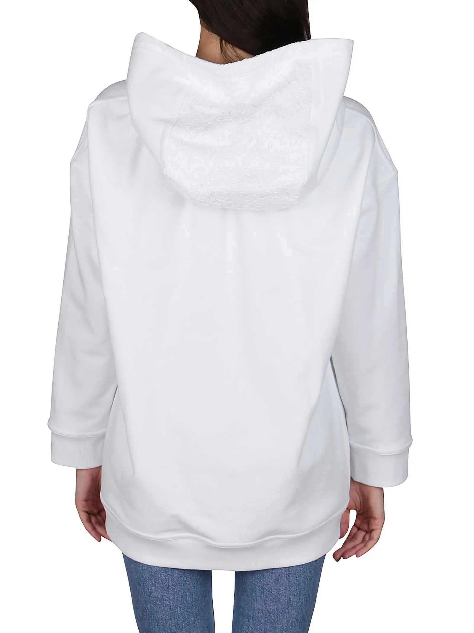 Valentino Logo Printed Oversized Hoodie