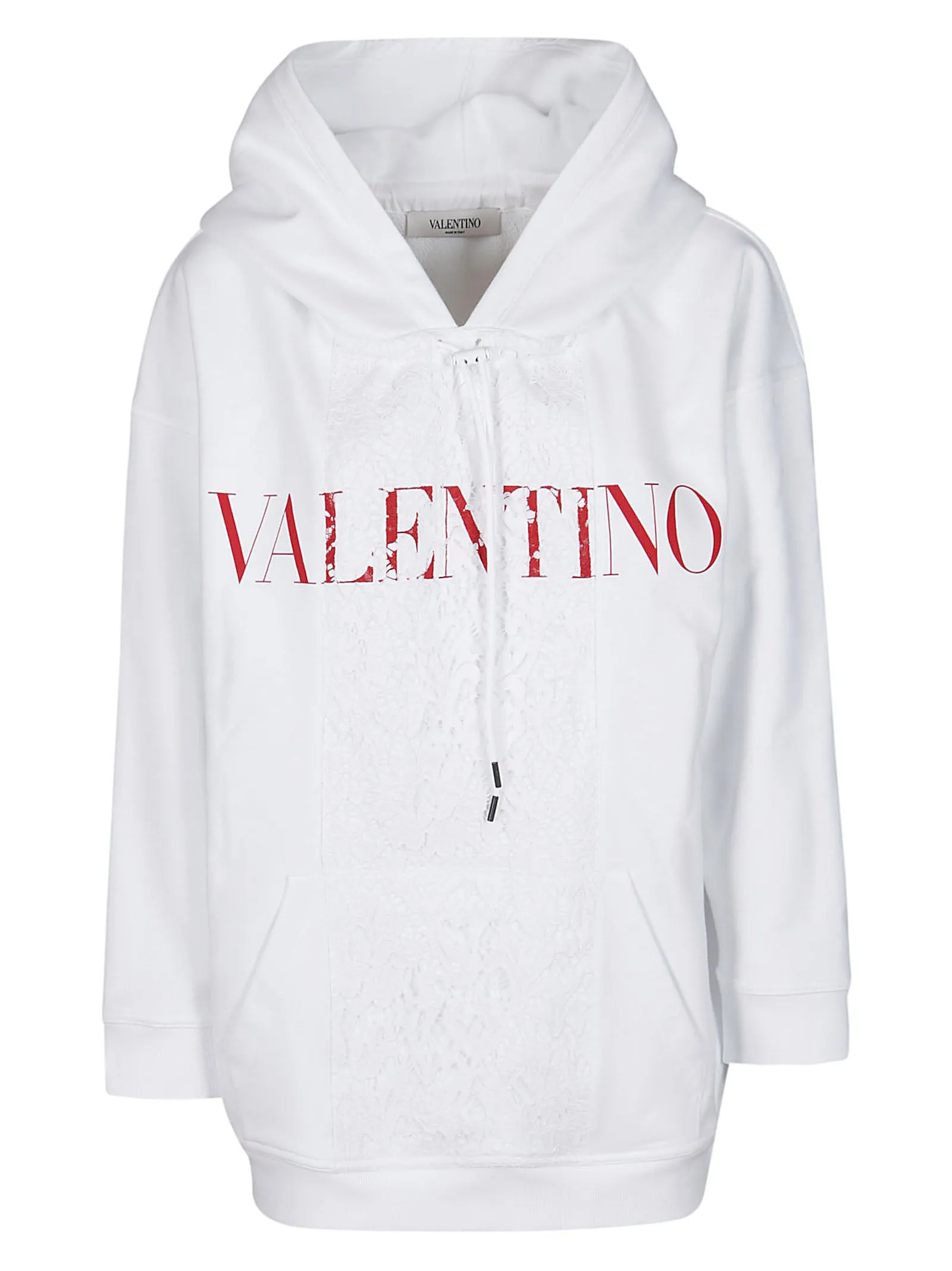 Valentino Logo Printed Oversized Hoodie