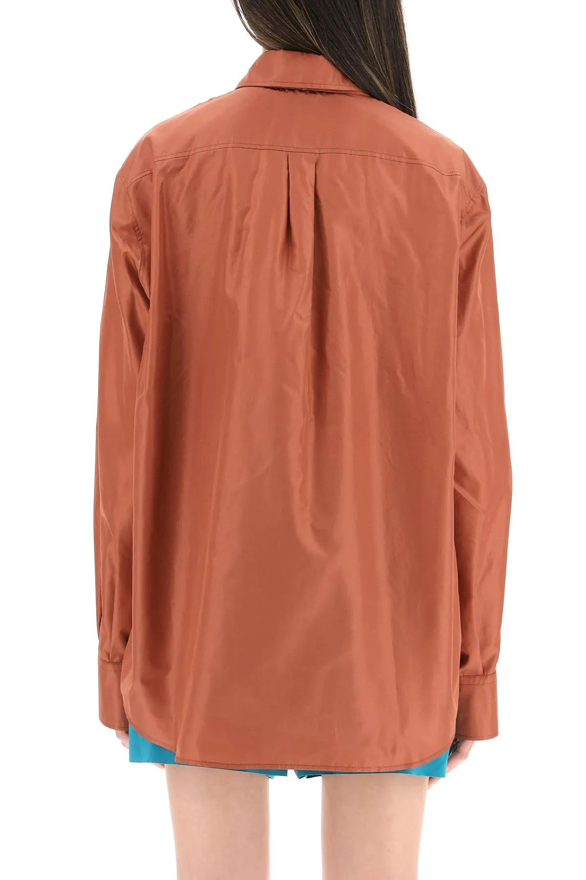 Valentino Washed Necktie Detailed Shirt