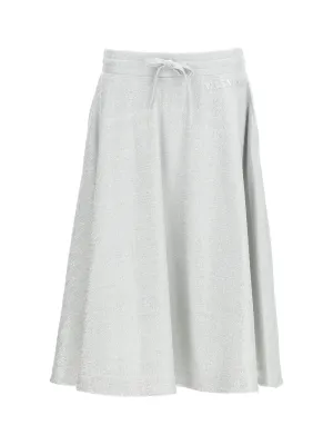 ValentinoLogo Detailed Drawstring Midi Skirt