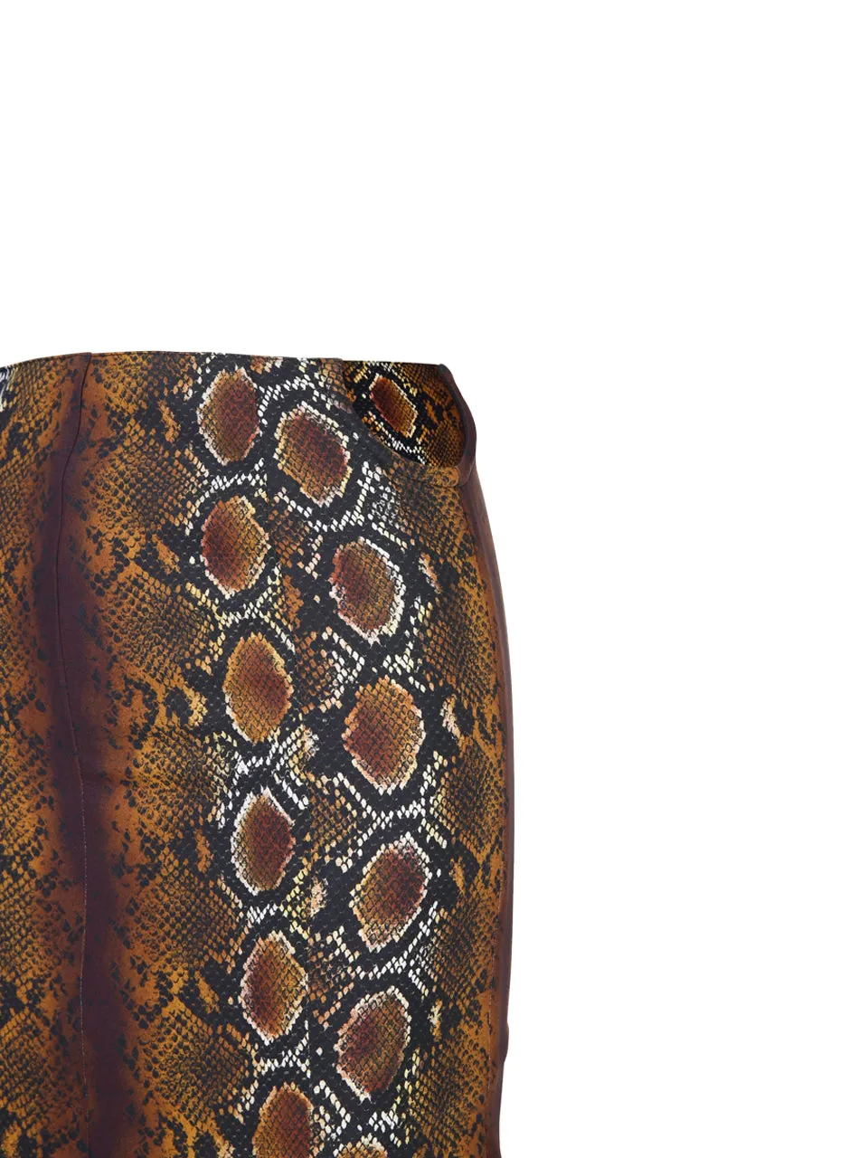 Versace Animal Print Midi Skirt