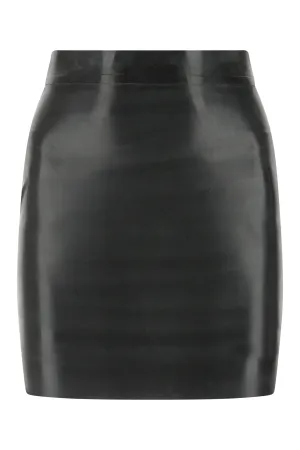 Versace Back Zipped Mini Skirt