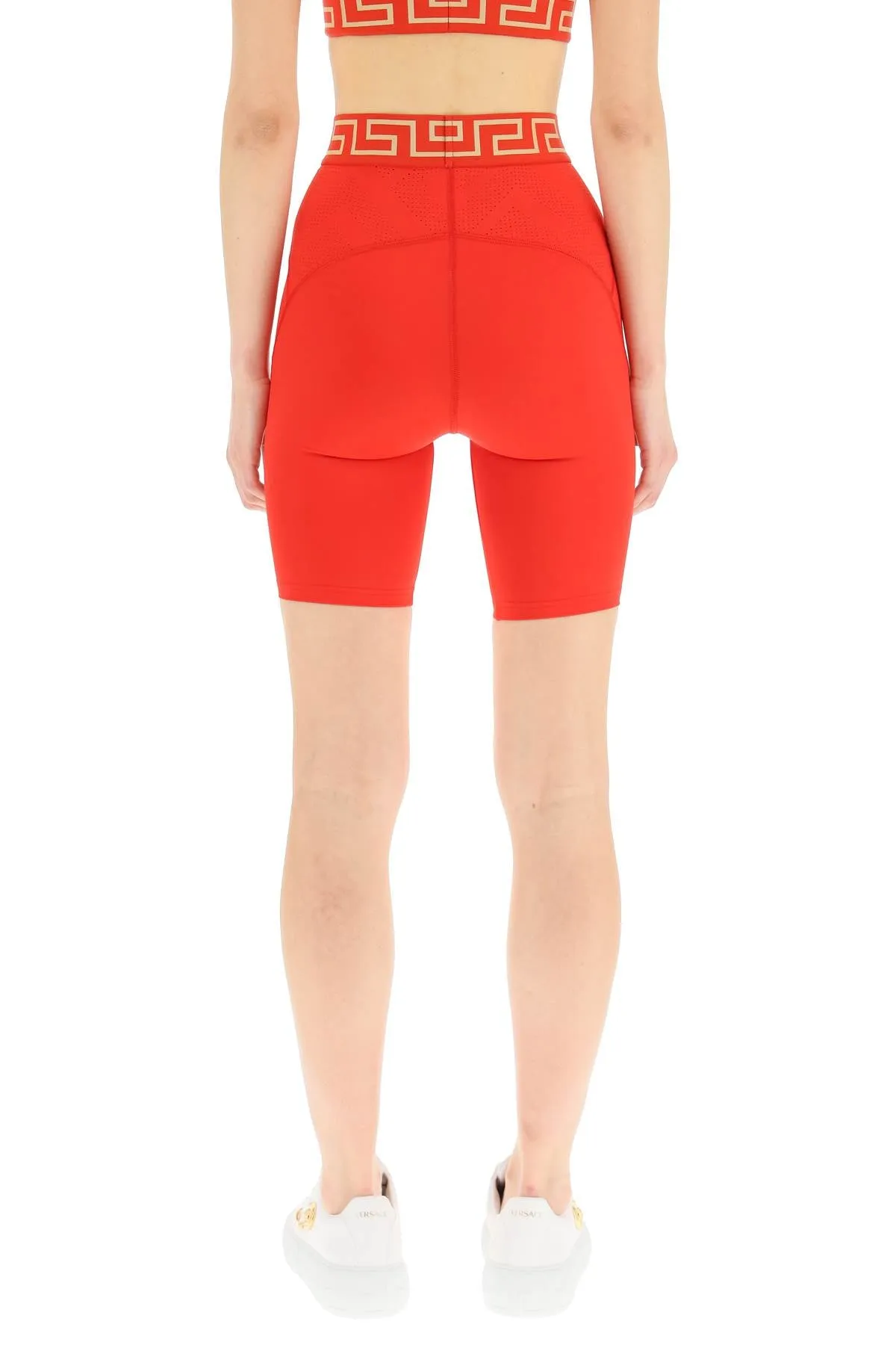 Versace Greca Border Knee-Length Cycling Shorts