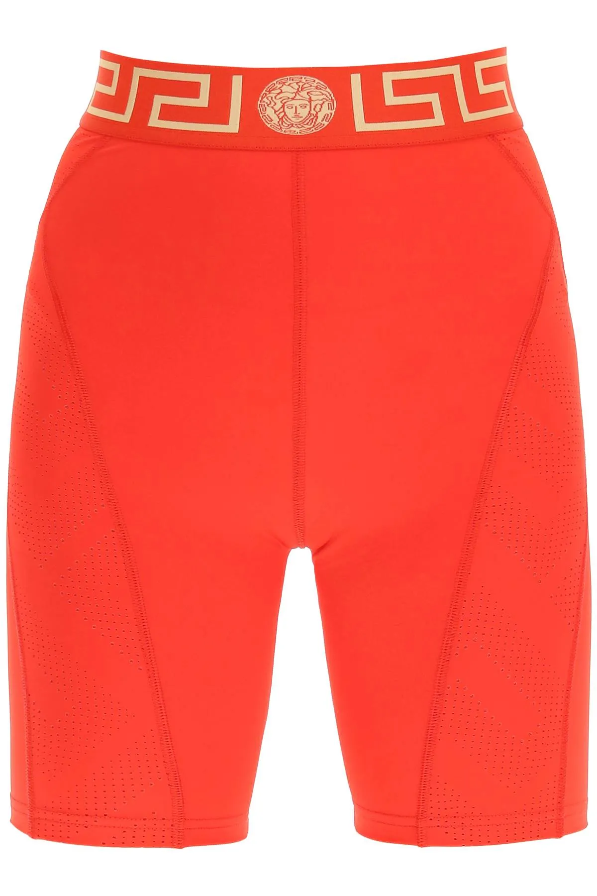 Versace Greca Border Knee-Length Cycling Shorts
