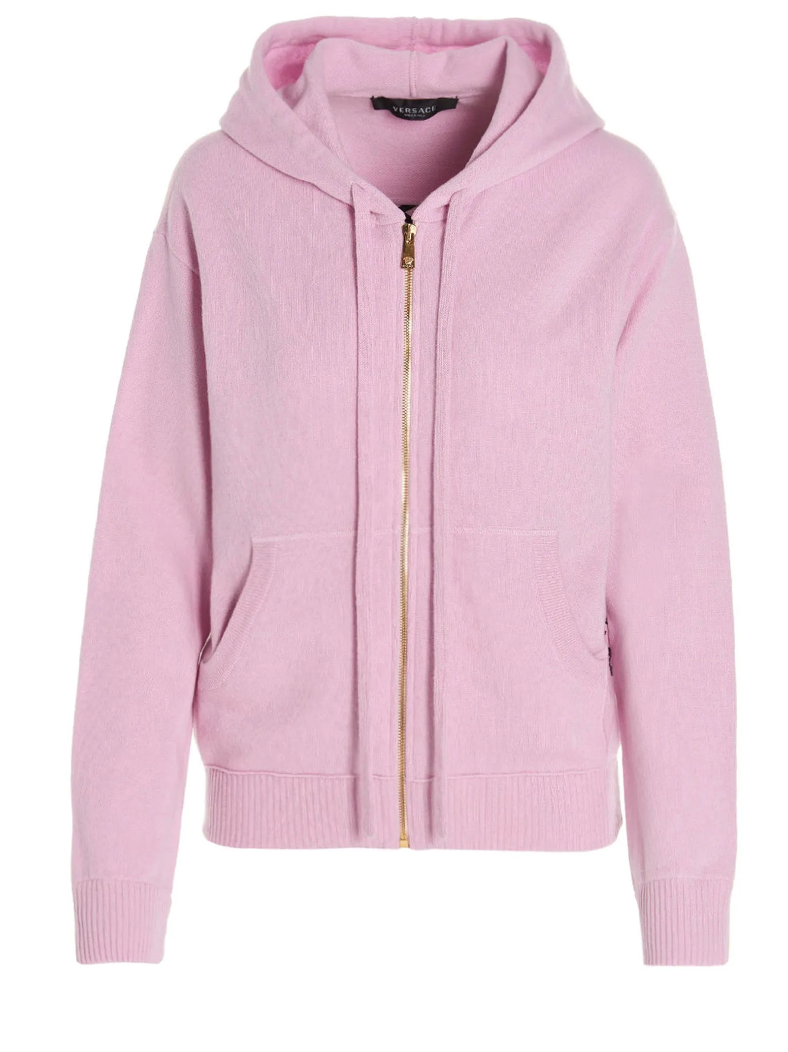 Versace Greca-Print Drawstring Hoodie