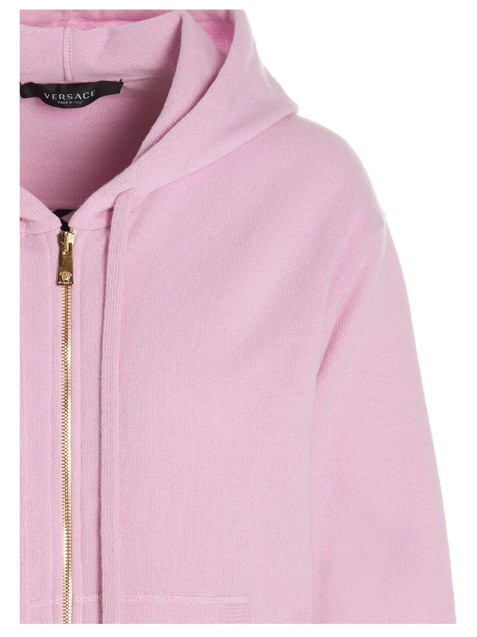 Versace Greca-Print Drawstring Hoodie