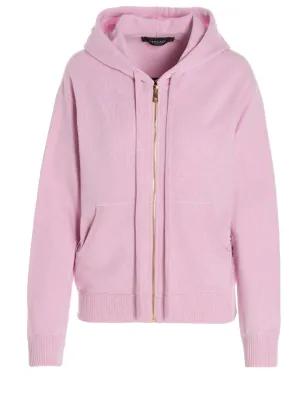 Versace Greca-Print Drawstring Hoodie