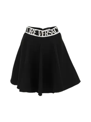 Versace Jeans Couture Logo Waistband Skirt