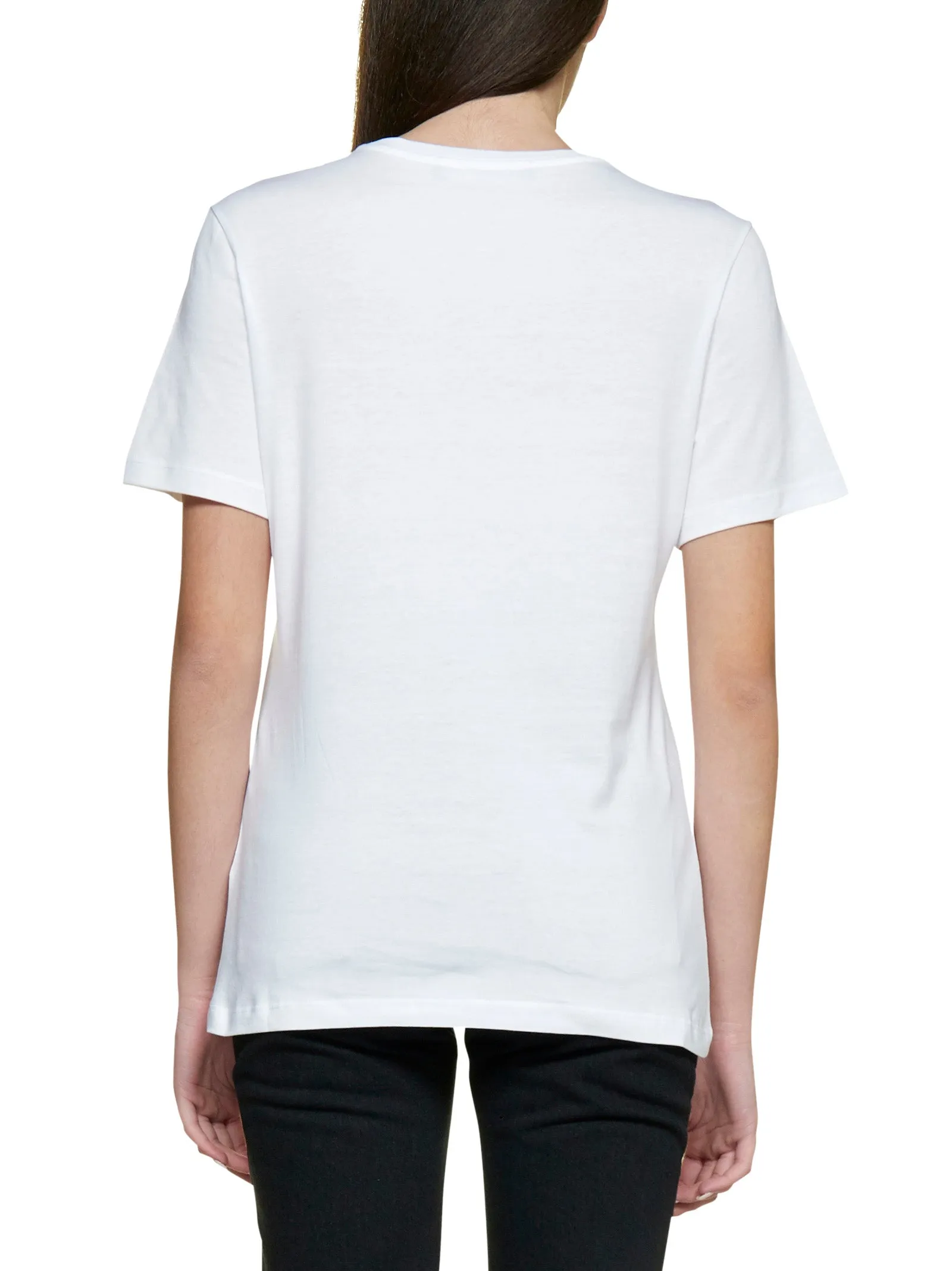 Versace Logo Print Crewneck T-Shirt