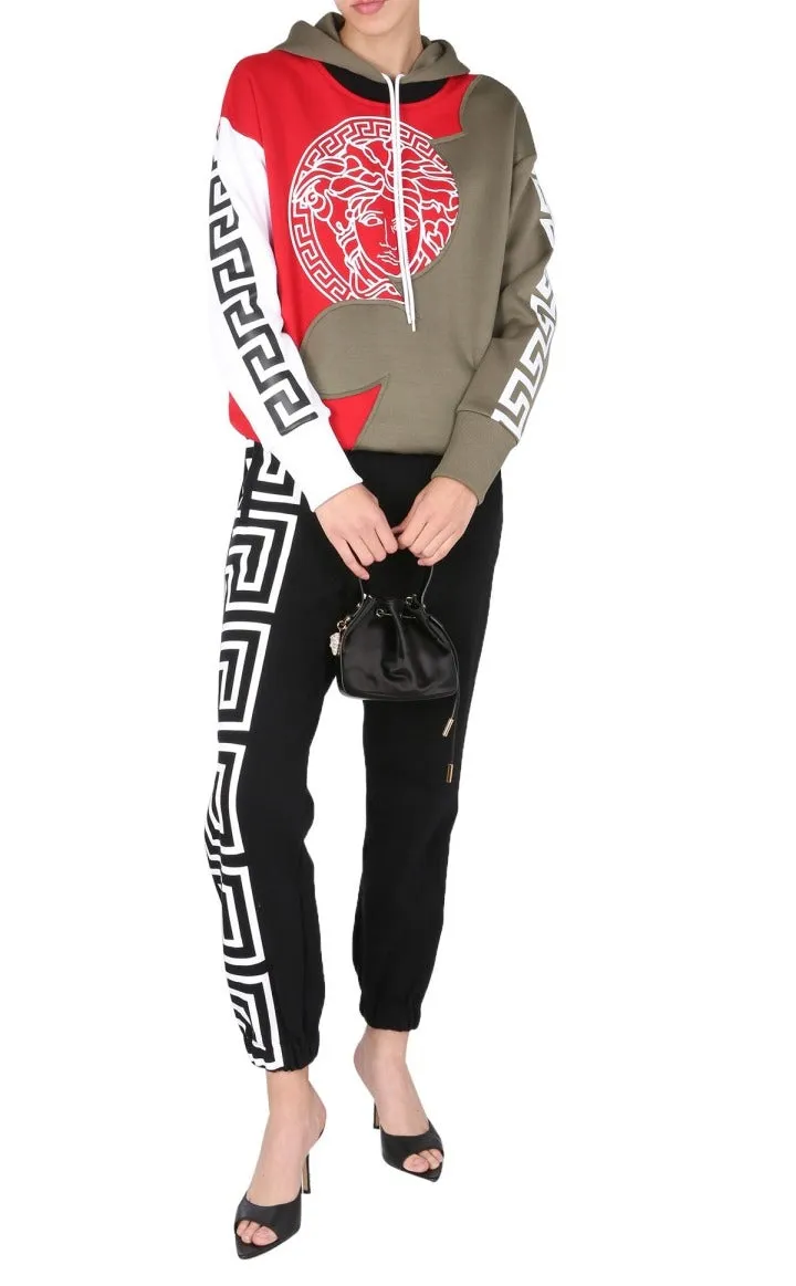 Versace Medusa Logo Drawstring Hoodie