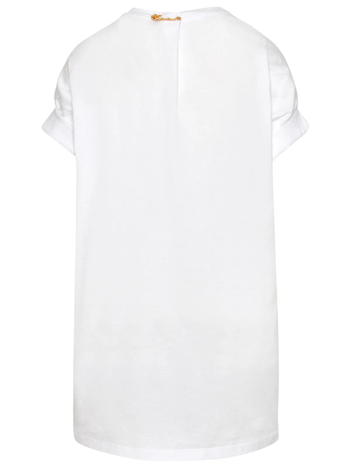 Versace Ruched Logo Printed T-Shirt