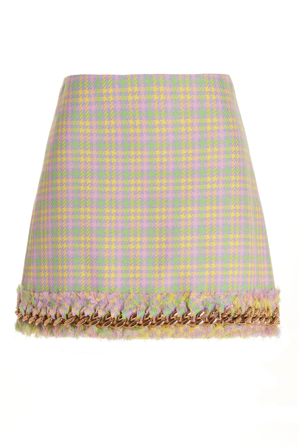 Versace Tweed Chain Mini Skirt