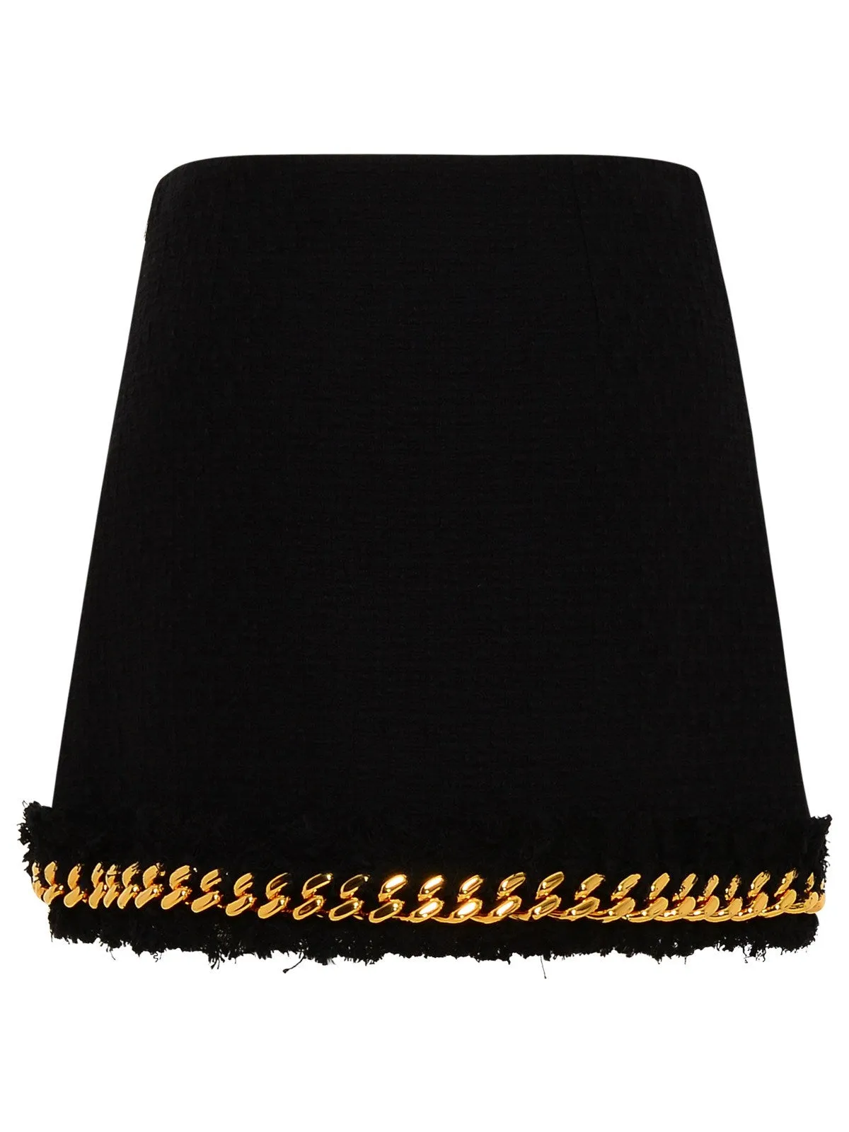Versace Tweed Chain Mini Skirt