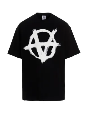 Vetements Double Anarchy Crewneck T-Shirt