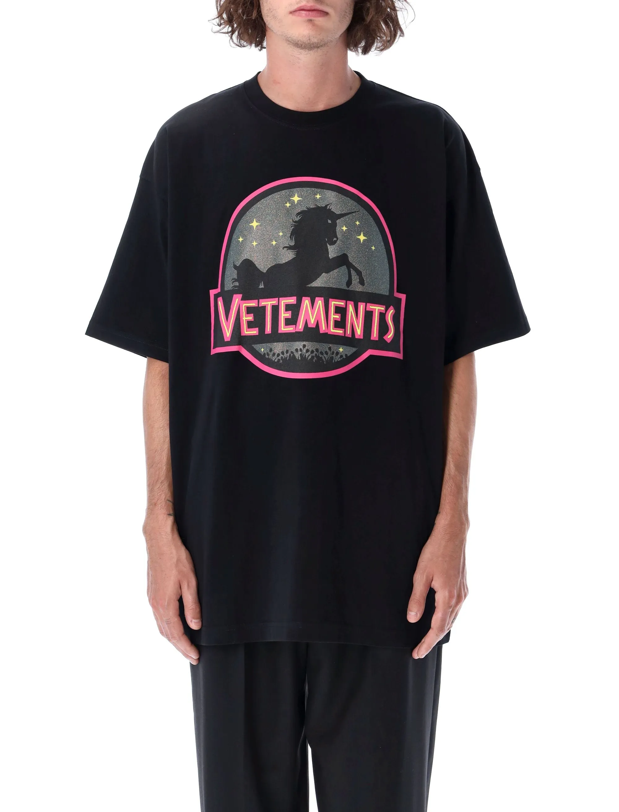 Vetements Graphic Printed Crewneck T-Shirt