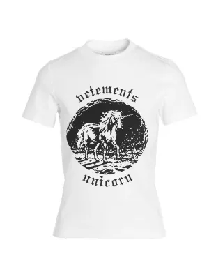 Vetements Graphic Printed Crewneck T-Shirt