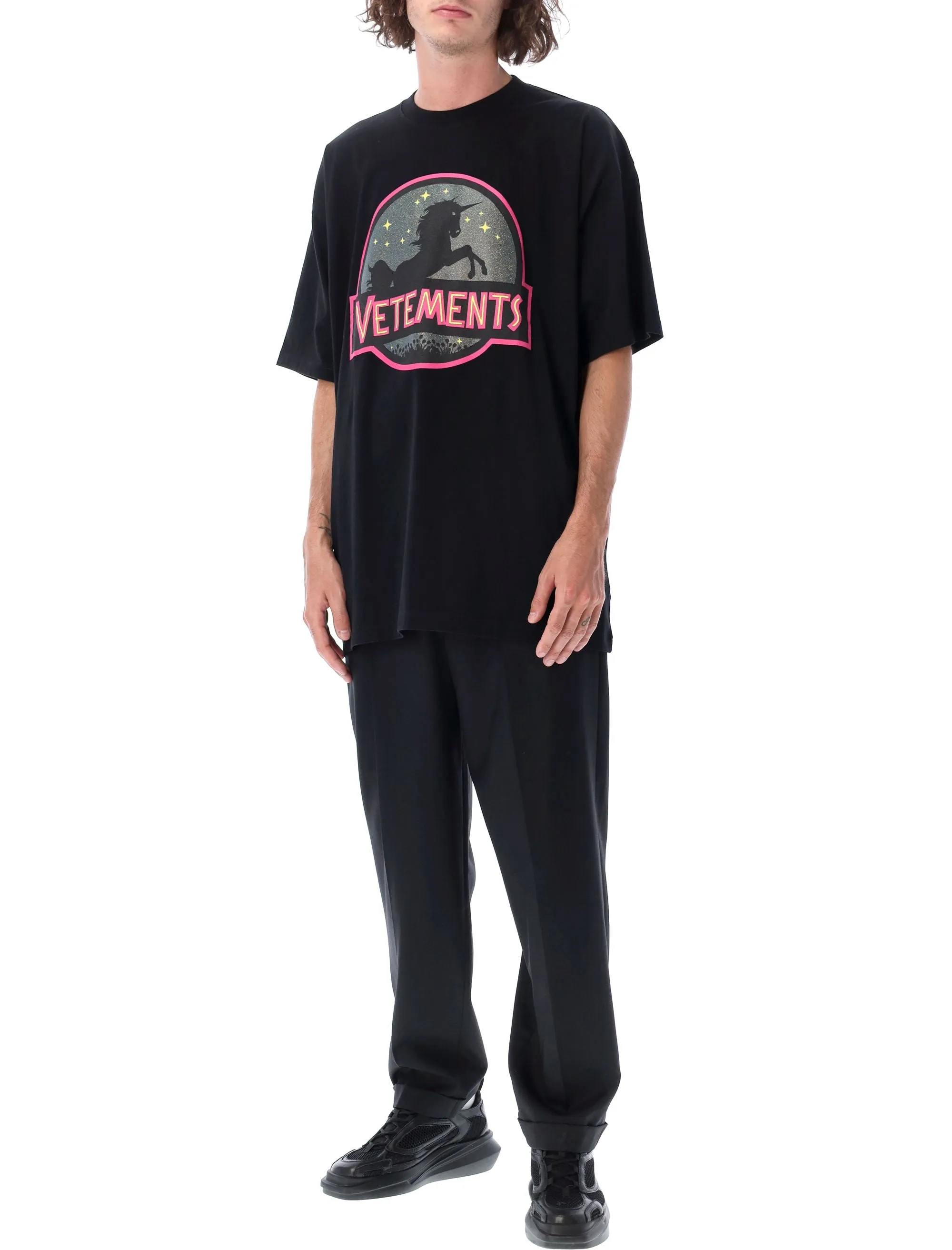Vetements Graphic Printed Crewneck T-Shirt