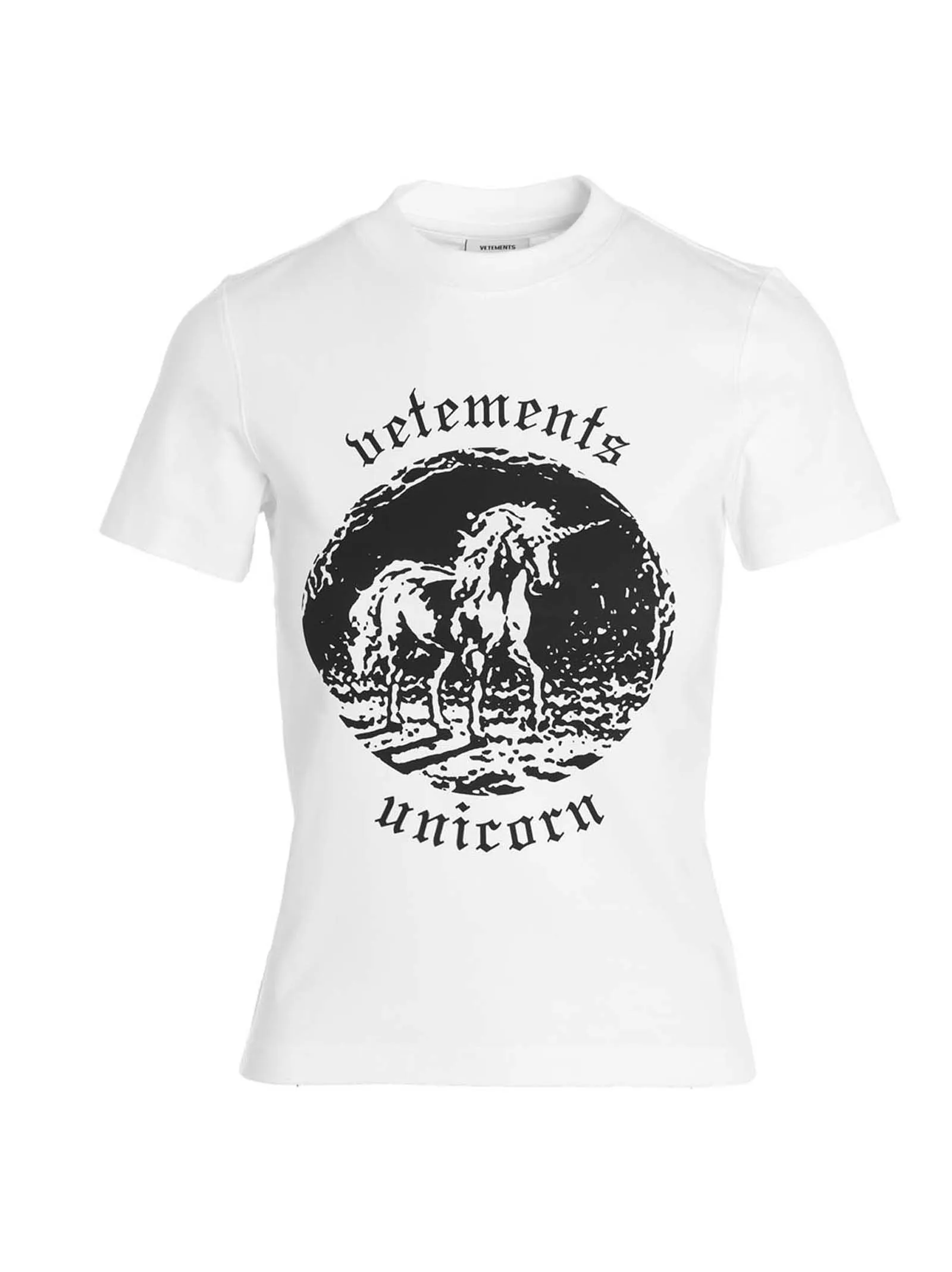 Vetements Graphic Printed Crewneck T-Shirt