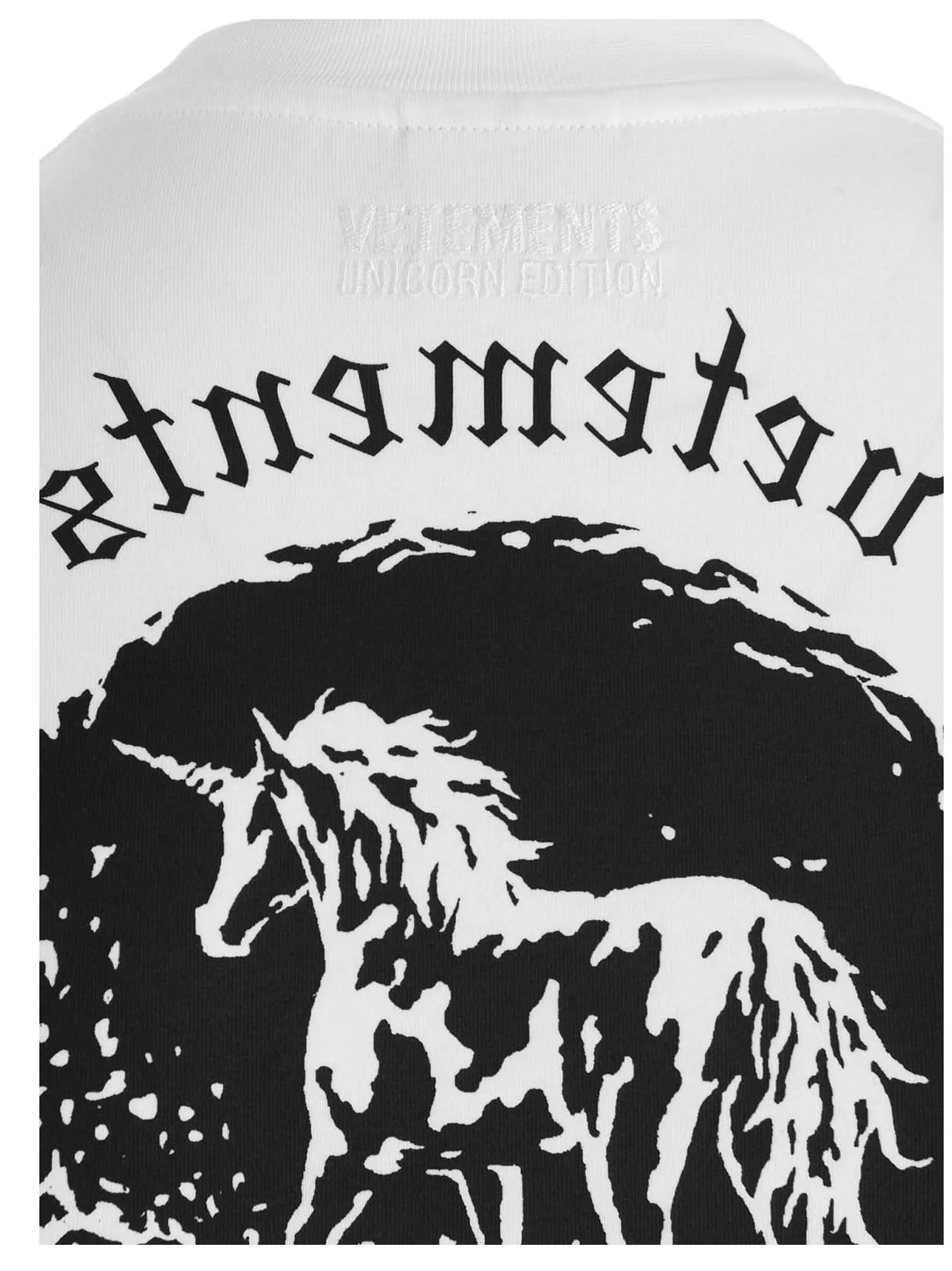 Vetements Graphic Printed Crewneck T-Shirt