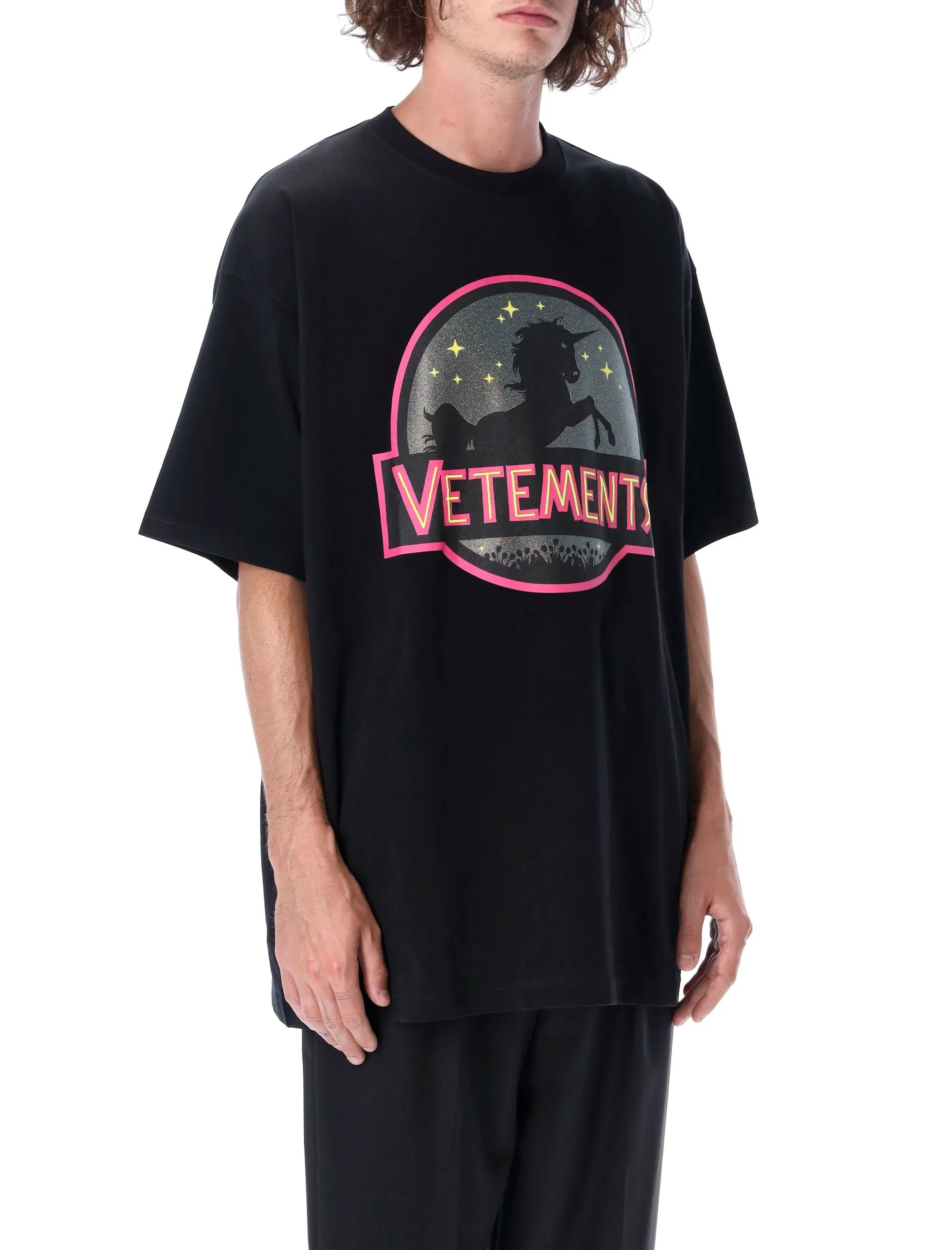 Vetements Graphic Printed Crewneck T-Shirt