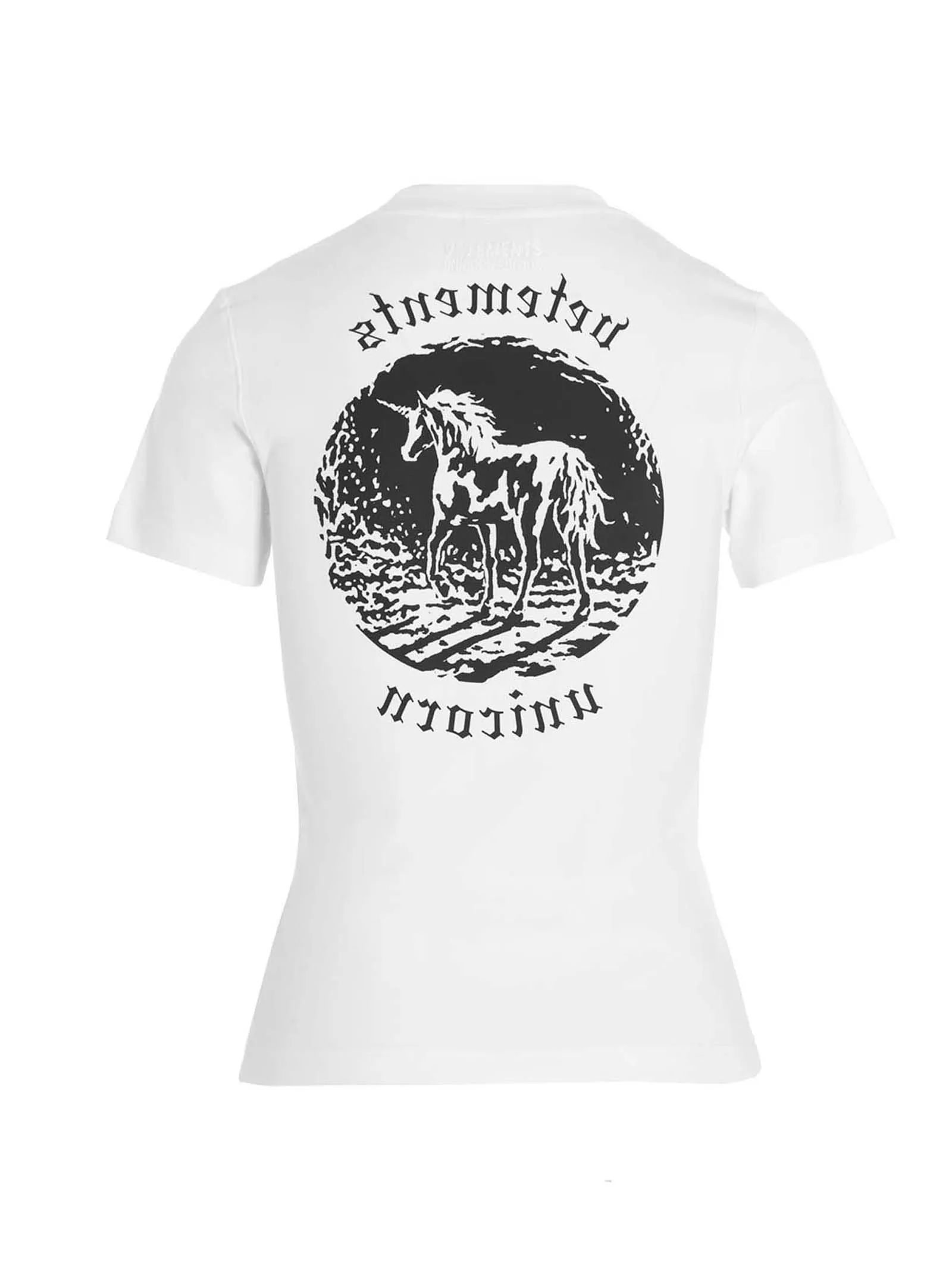 Vetements Graphic Printed Crewneck T-Shirt