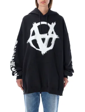 Vetements Graphic Printed Drawstring Hoodie