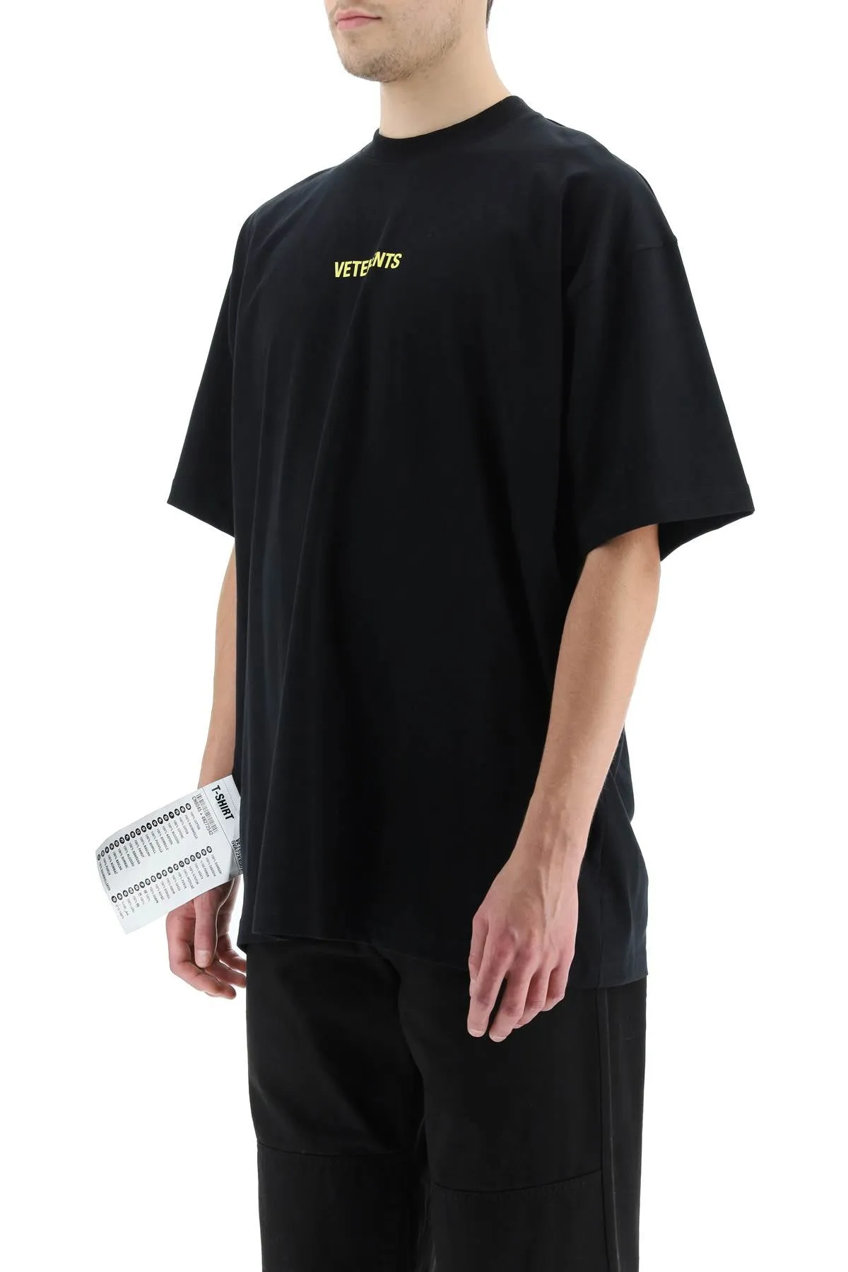 Vetements Logo Embroidered Crewneck T-Shirt